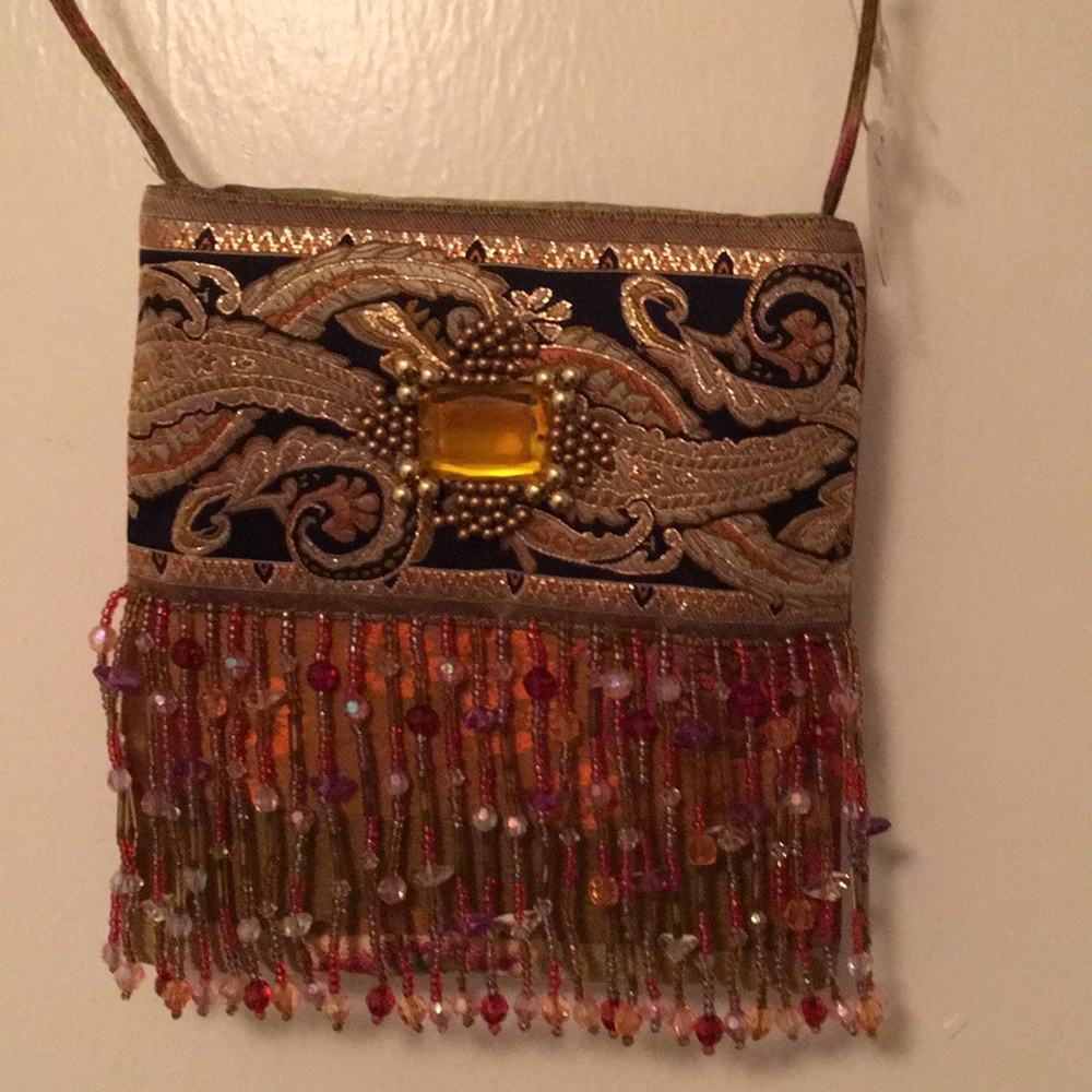 Beaded evening bag